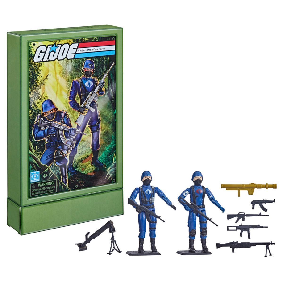 G.I. Joe Retro Collection Cobra Officer and Cobra Trooper 3 3/4-Inch Action Figures 2-Pack - Exclusive