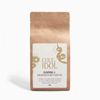 Cult & Idol coffee and mushroom fusion package on a white background