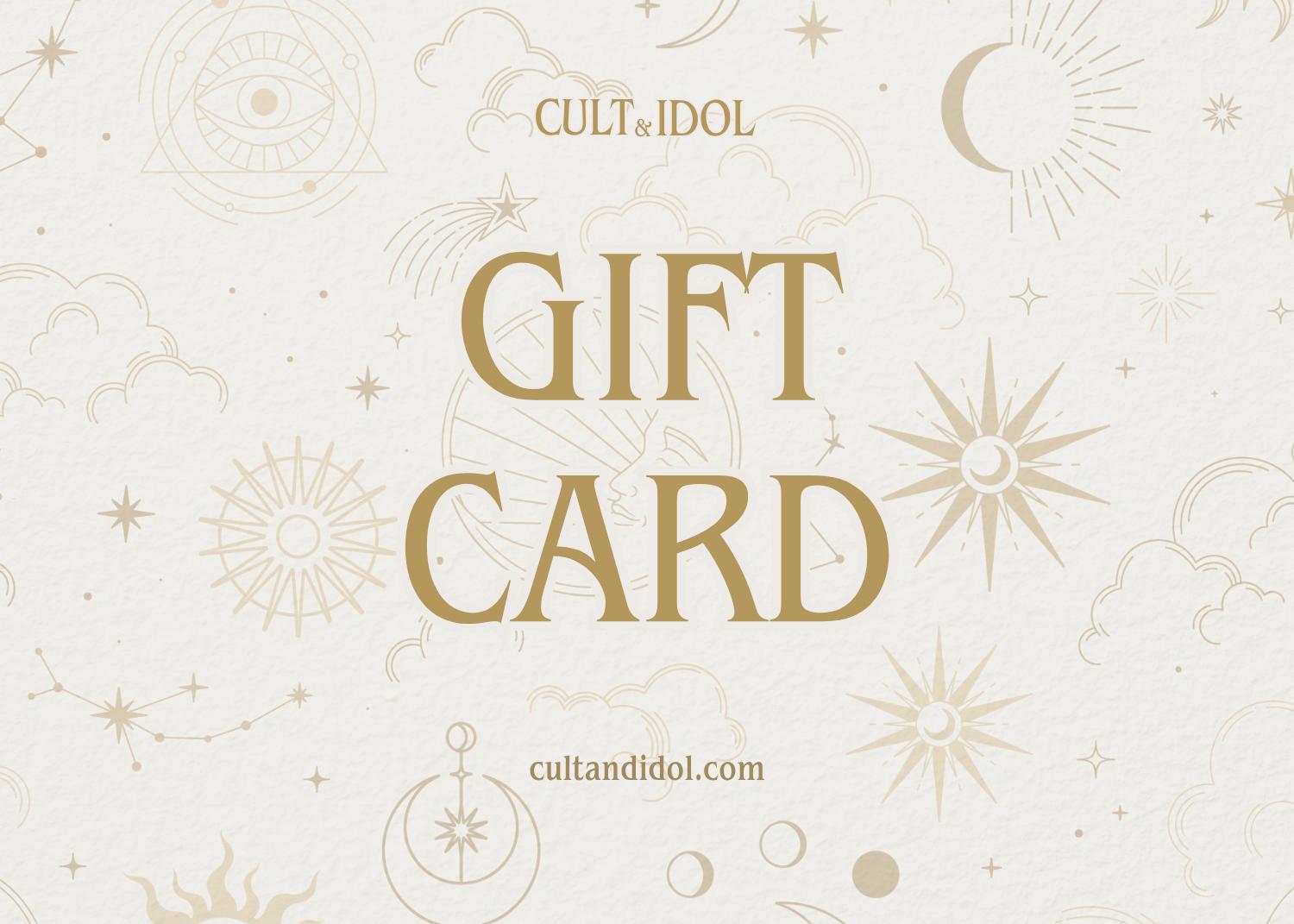Cult and Idol Gift Card | Ritual Coffee, Tea & Candles