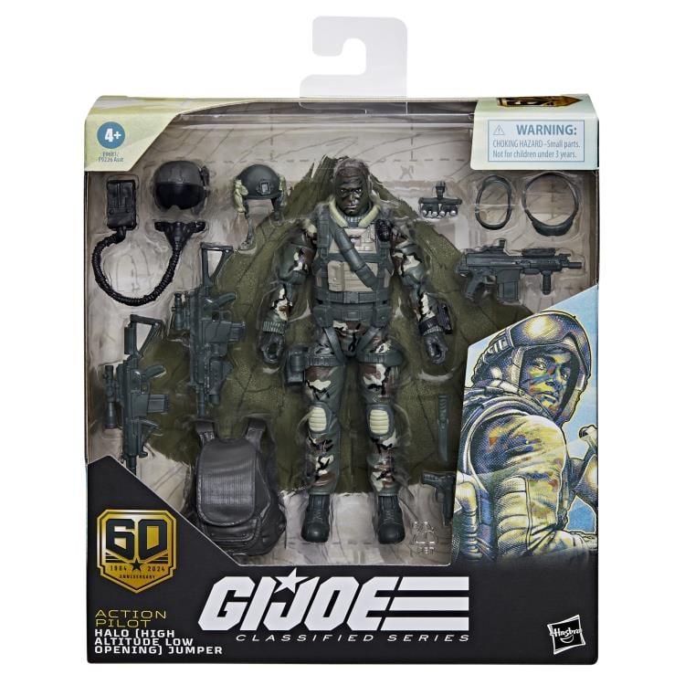 G.I. Joe Classified Series 60th Anniversary Action Pilot - HALO - High Altitude Low Opening - Jumper
