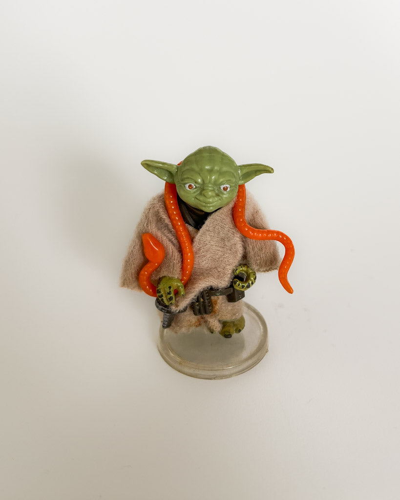 Yoda W/Orange Snake Star Wars ESB 1980 Vintage Kenner ORIGINAL
